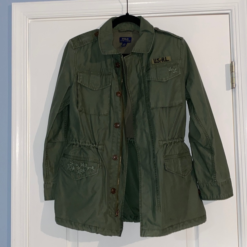 Polo Army Green Girls L (12/14) Jacket